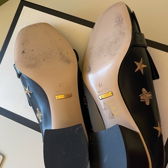 Limited Edition Gucci GG Marmont Bees & Stars Leather Pump - Picture 12 of 12